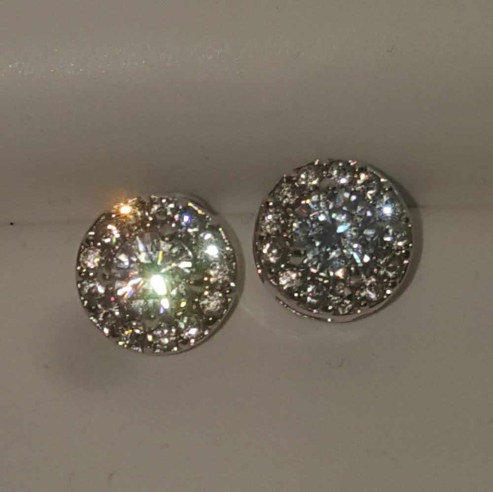 Diamond earrings (fake studs)